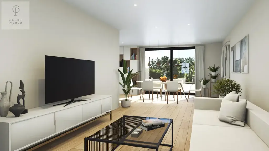 Séjour - Duplex avec terrasse dans un projet exclusif