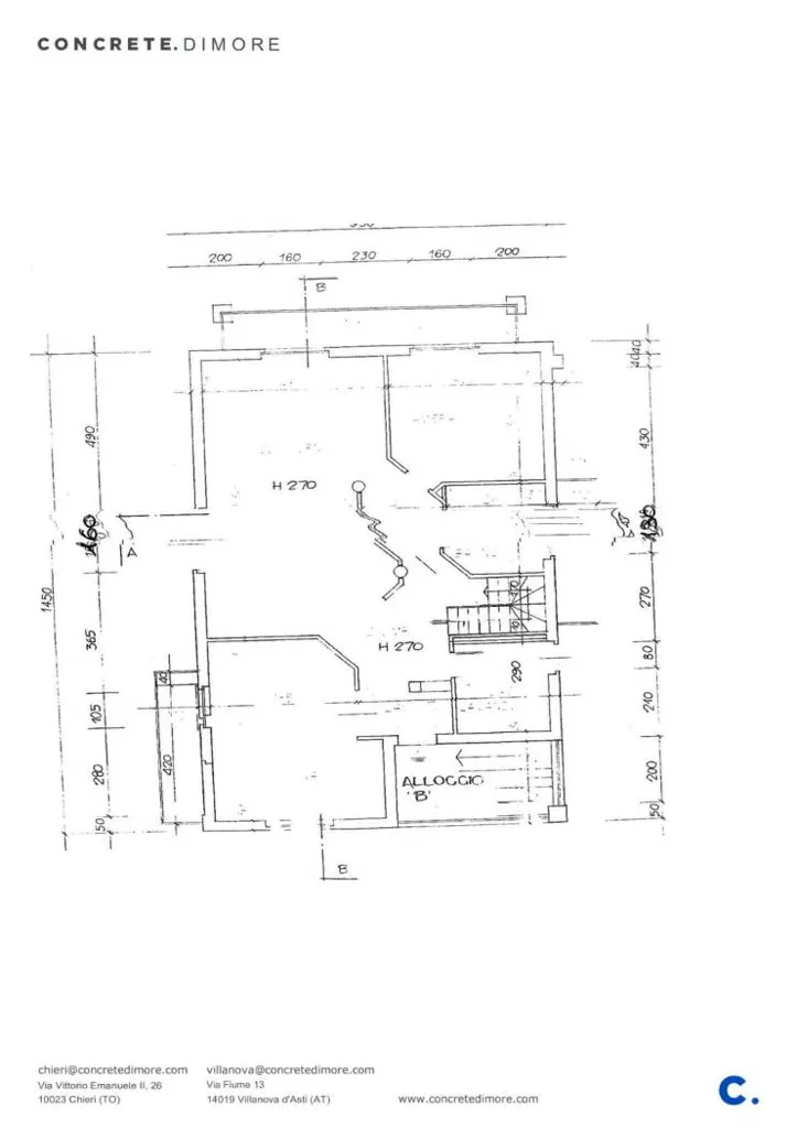 Plaan - Luxury Bifamiliar Villa with Private Garden in Chieri