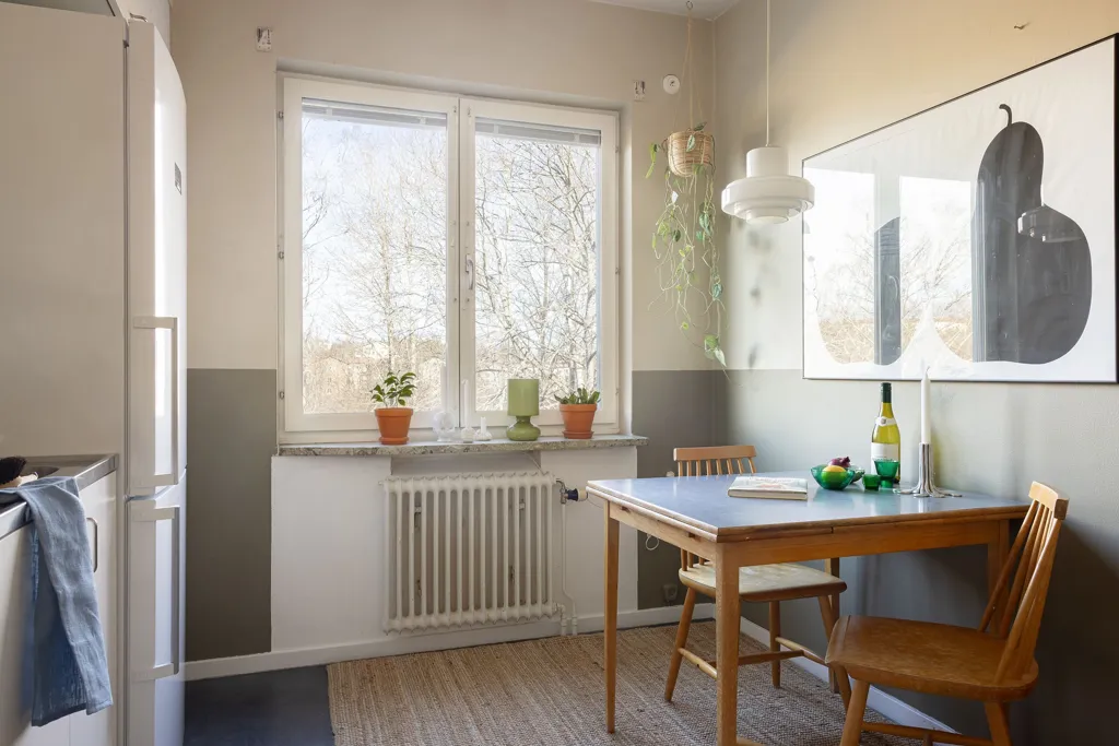 Sala da pranzo - Terrace Flat in Kärrtorp with Garden Access