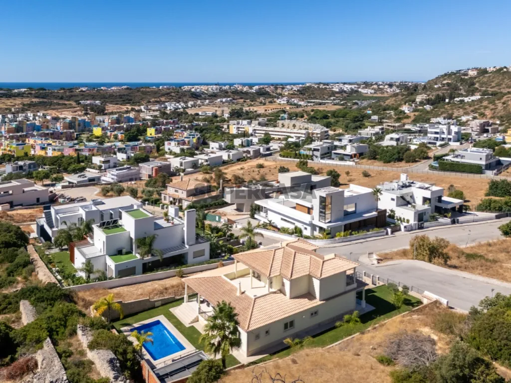Vue aérienne - Contemporary Villa with Sea View in Albufeira
