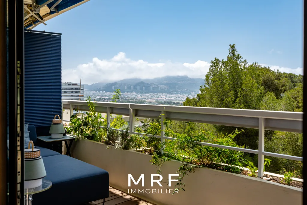 Balcon - Appartement Luxueux avec Vue Mer à Marseille