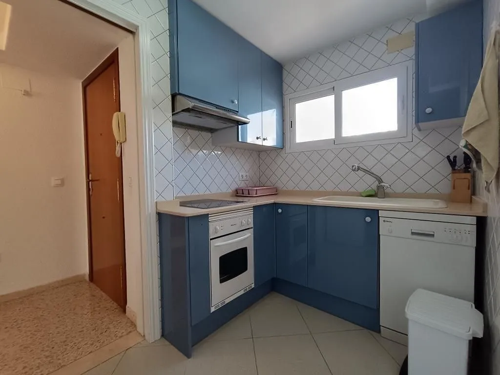 Cuisine - Corner Flat with Sea View in Rincón de Loix Llano