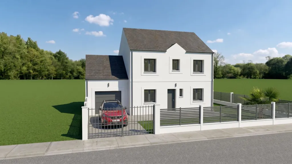 New Build House with Garden in Saint-Soupplets