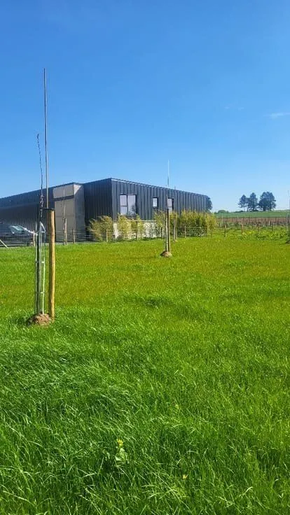 Contemporary Farmhouse with Solar Panels in Quiet Area