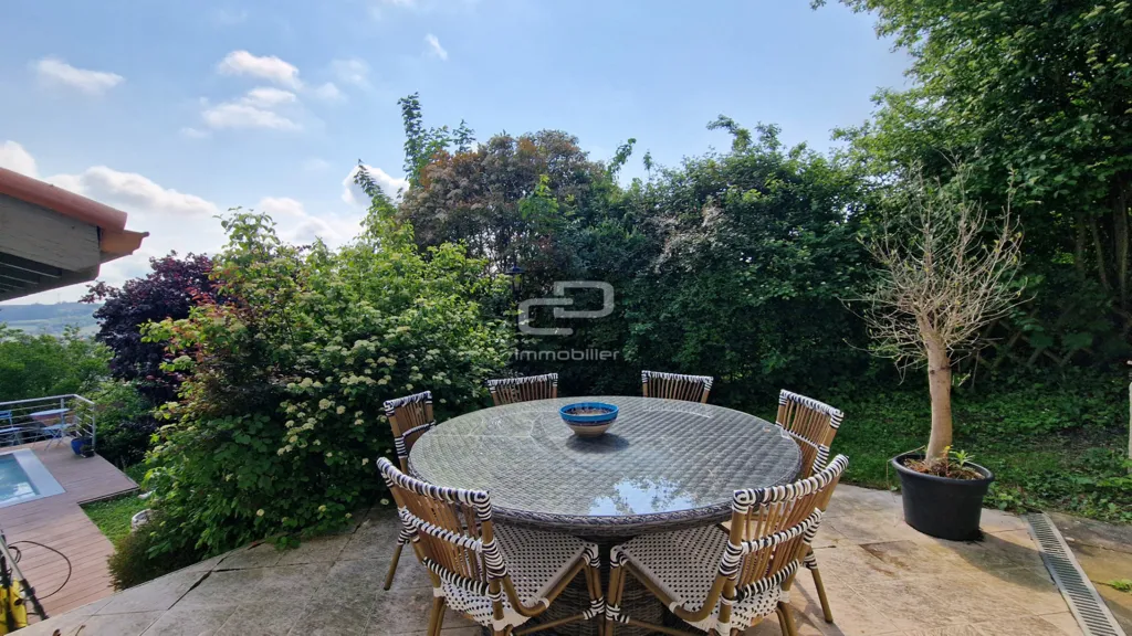 Terrass - Villa with Exceptional View in Albigny sur Saône