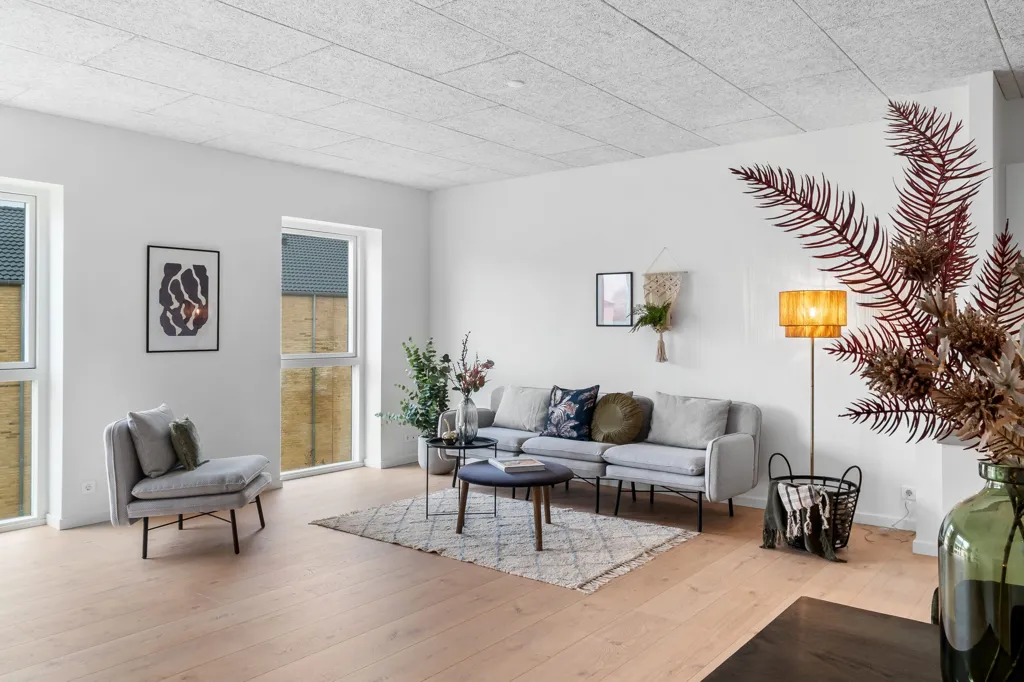Séjour - 2-5 Bedroom Flats with Balcony in Silkeborg