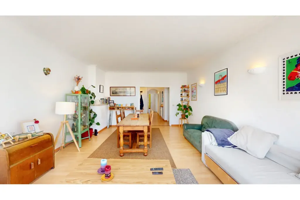 Living Room - Apartment with Terrace near Place du Châtelain, Ixelles