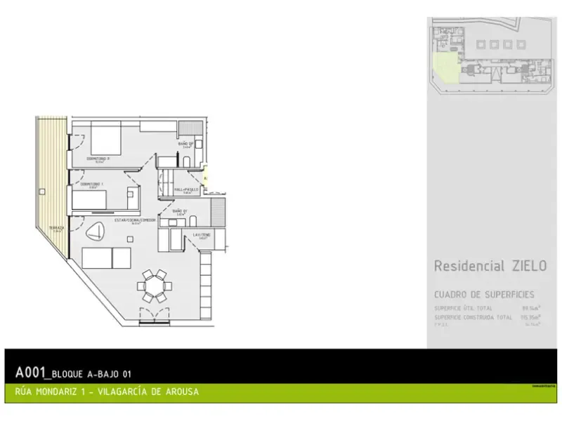 Appartement 2 pièces à ES