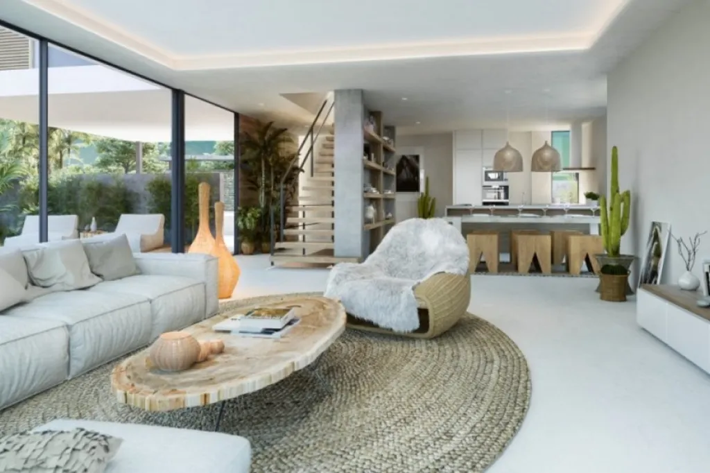 Soggiorno - Contemporary Villa with Sea View in El Paraíso