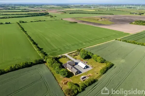 Õhuvaade - Villa with Open Landscape View in Dejbjerg