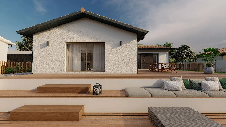 New House with Garden in Lalbenque