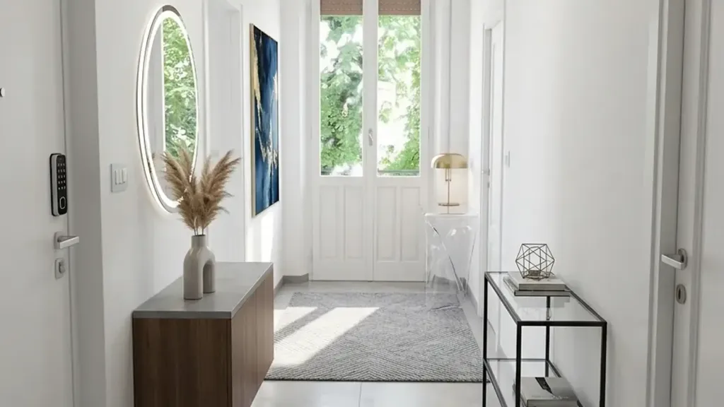 Entrée - Trilocale with Balcony in Parma