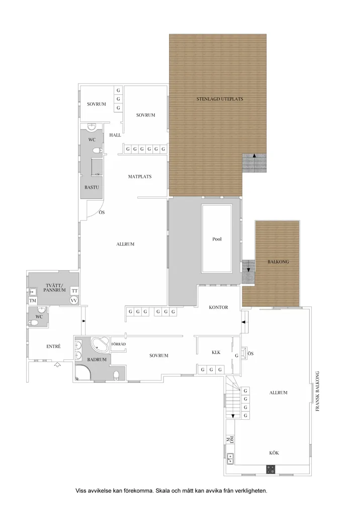 Plaan - Spacious Villa with Pool in Frösakull
