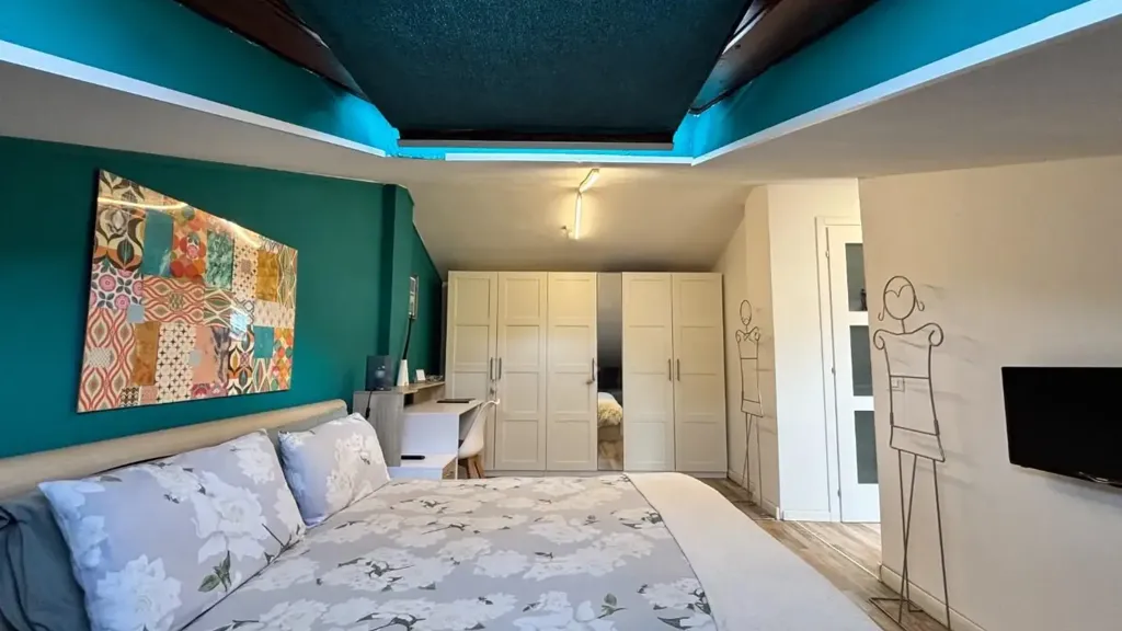 Bedrooms - Apartment with Mansard in Pontedera
