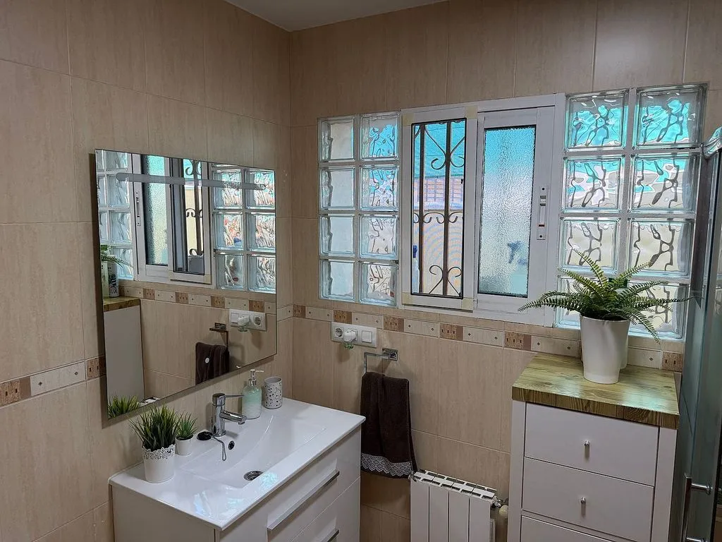 Salles de bain - Chalet with Terrace and Garden in Archena