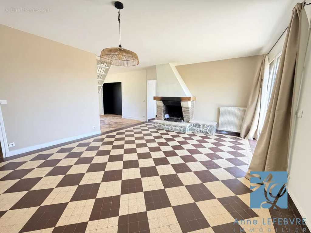 Séjour - Maison de luxe avec terrasse à Trouville-sur-Mer