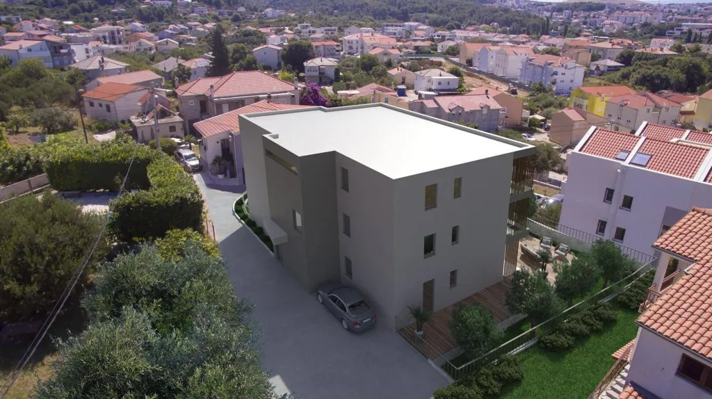 Aerial - Newly Built Apartment with Large Terrace in Klis