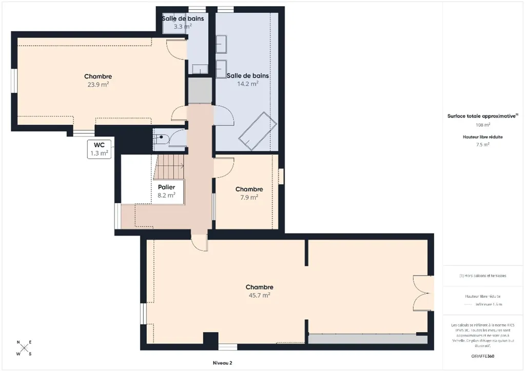 Plan - Maison avec Jardin Sud-Est à Durbuy
