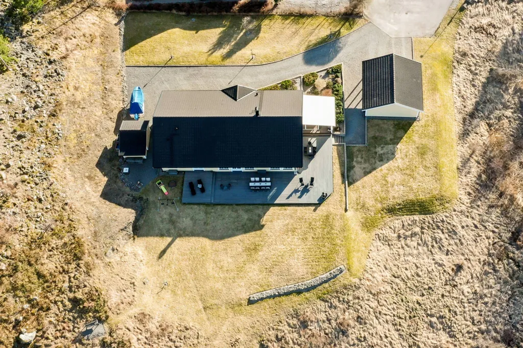 Vue aérienne - 1-Plan Villa with Mälaren View in Sundsvik