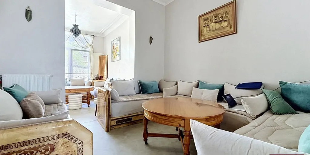 Living Room - Triplex with Charm in Schaarbeek