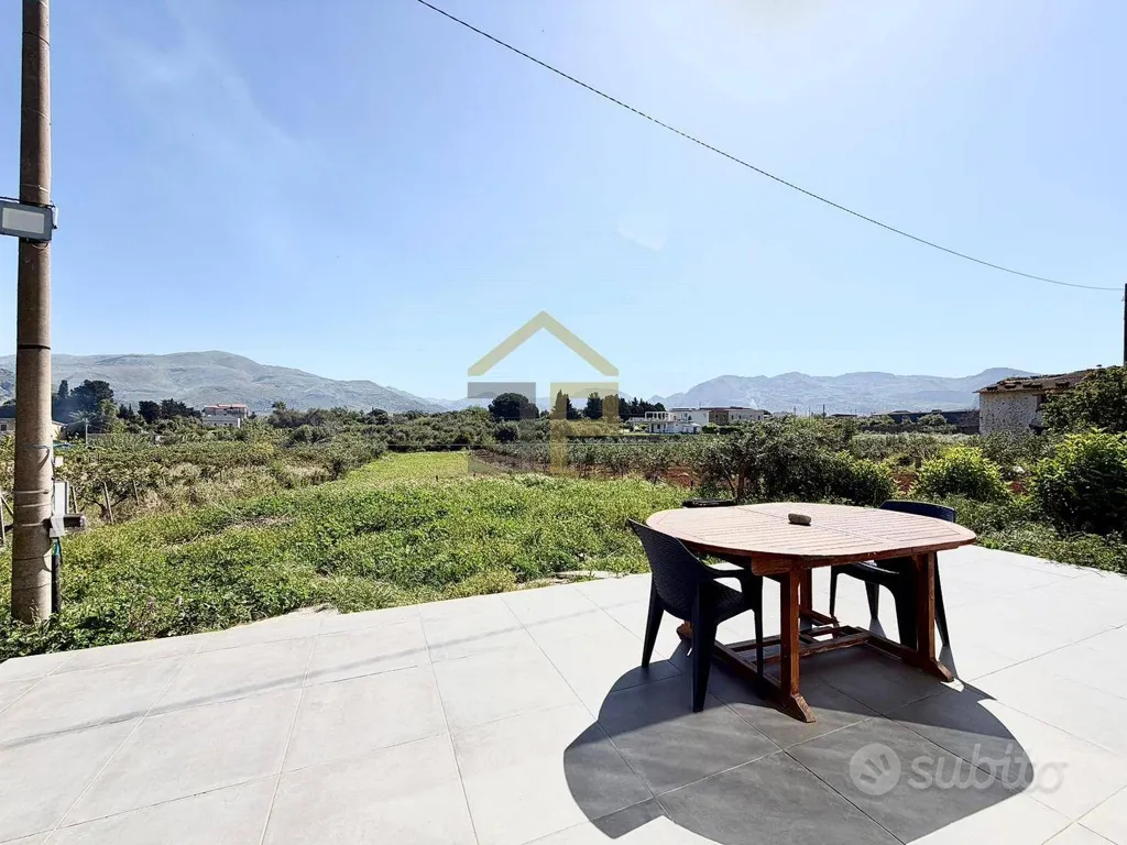 Terrasse - New Villa with Private Garden in Partinico