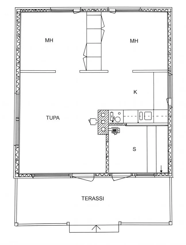 Plan - Cottage with Sauna in Ängsö, Nauvo
