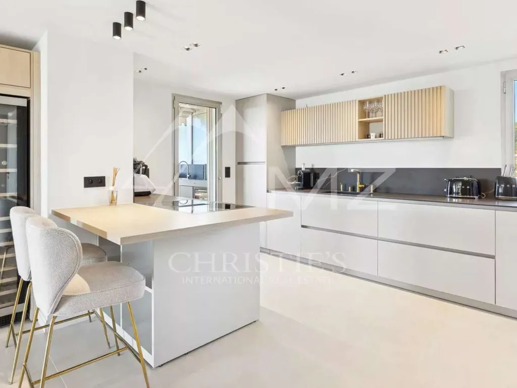 Köök - Penthouse with Sea View on Cannet Hills