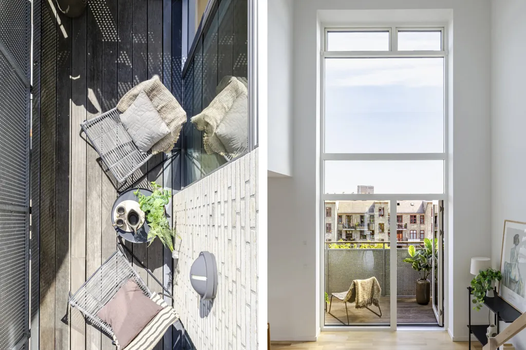 Balkon - Apartment with Balcony in Copenhagen N