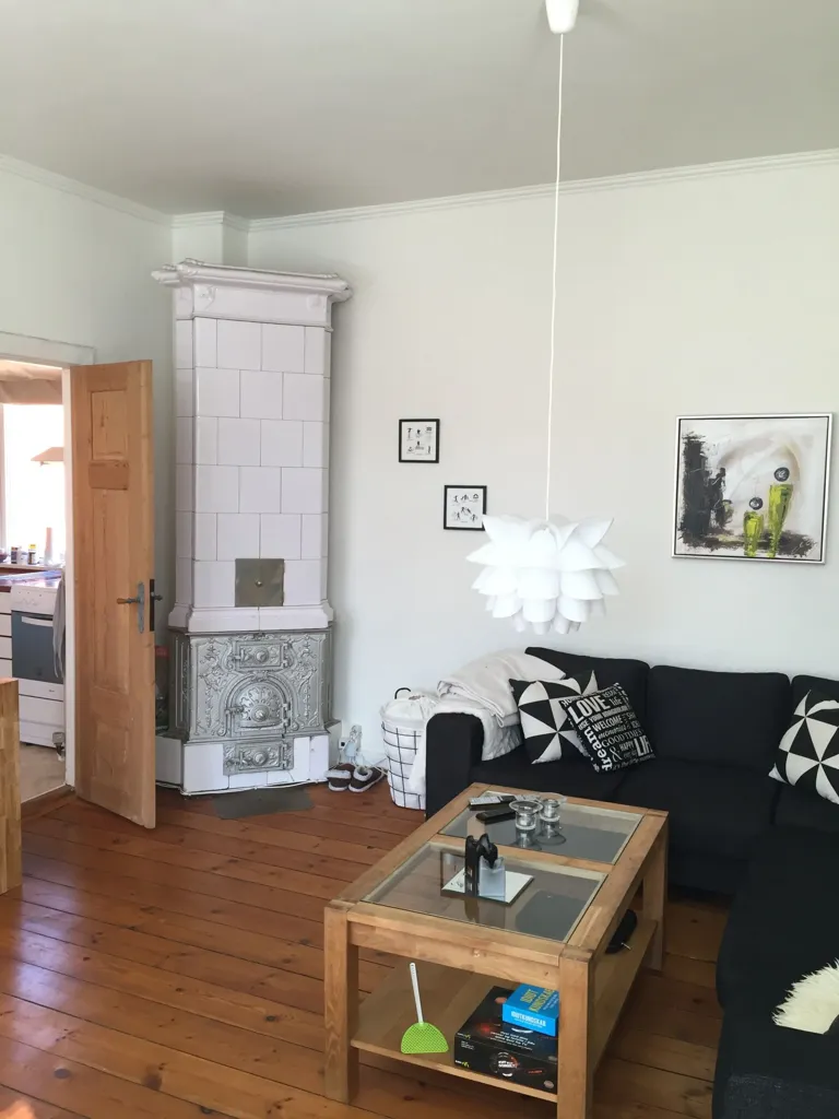 Séjour - Bright Apartment with Balcony in Aabenraa