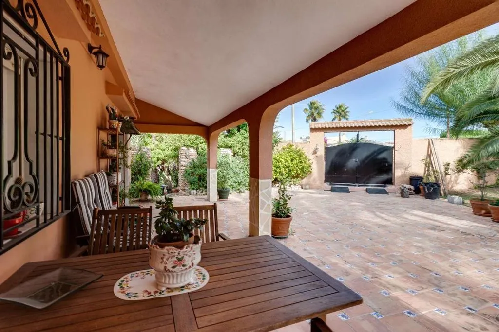 Terrace - Luxury Villa with Private Pool in San Luis, Torrevieja