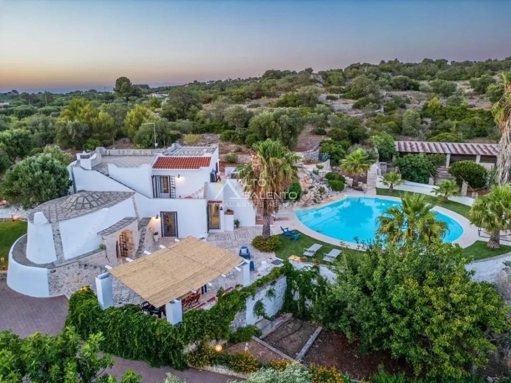 Aerial - Renovated Villa with Pool near Ostuni