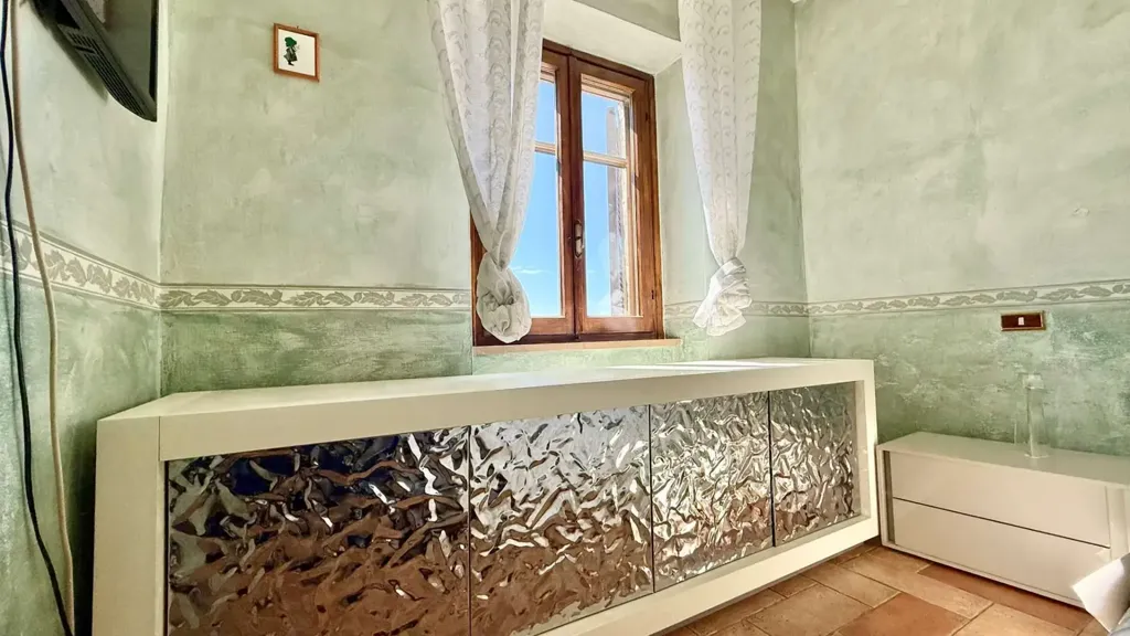 Chambres - Rustic Apartment with Panoramic View in Baschi