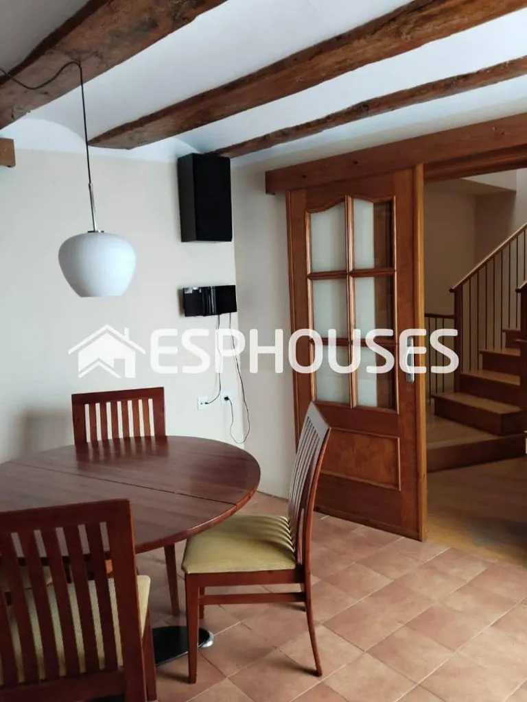 Dining Room - Renovated Villa with Studio in Biar Old Town