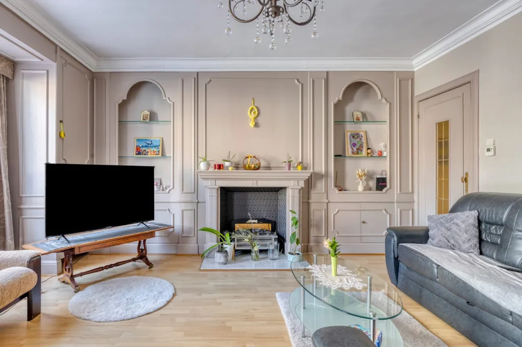 Wohnzimmer - Duplex Apartment with Terrace in Zottegem