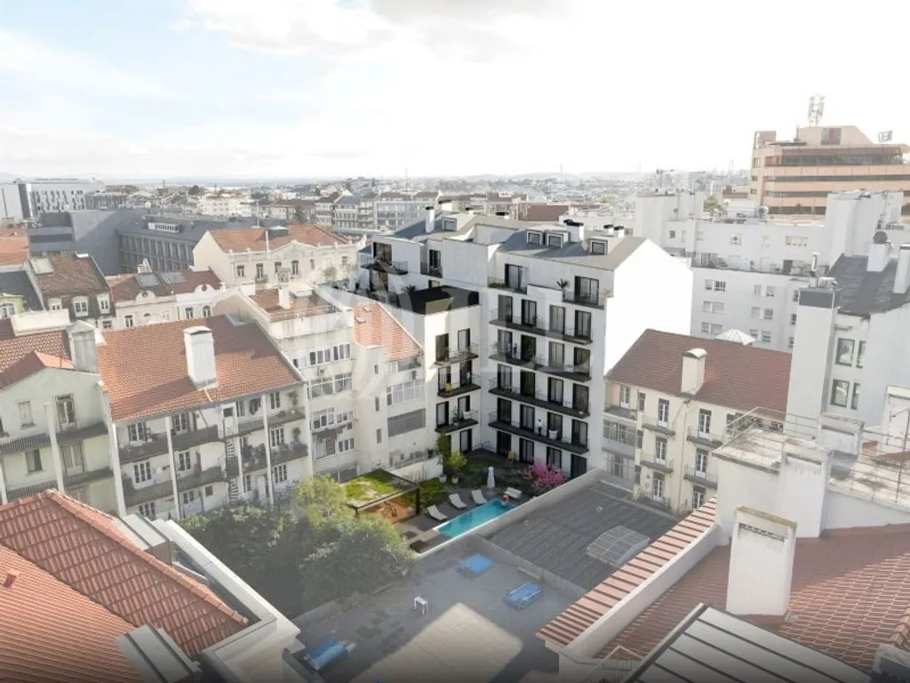Õhuvaade - 1-Bedroom Flat with Pool in Lisbon