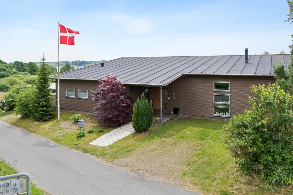 Vue aérienne - Swedish Villa with Panoramic Nature View in Hoptrup