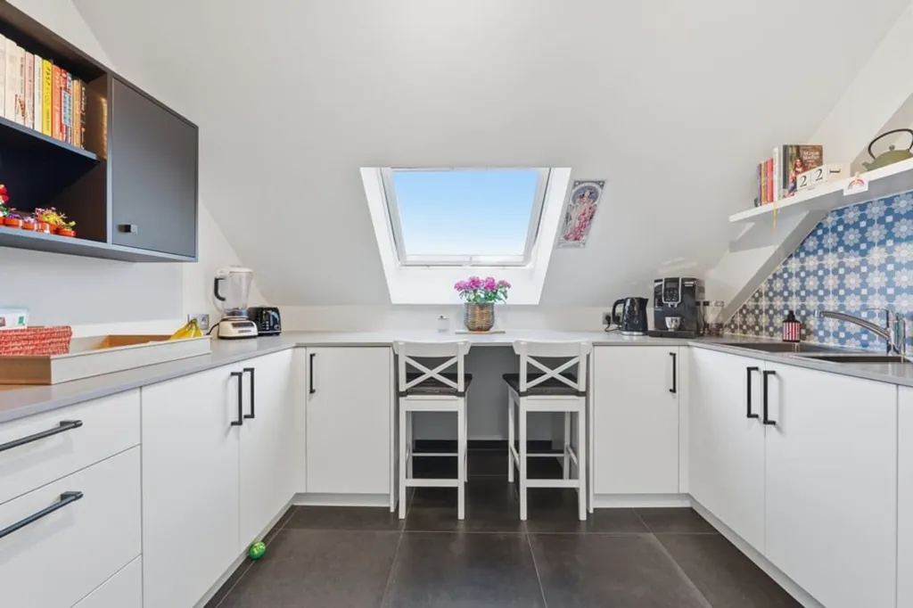 Köök - Bright Flat with Garden Access in Sint-Truiden