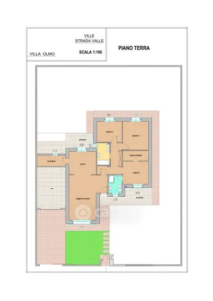 Plan - Villa with Panoramic View in Voghera