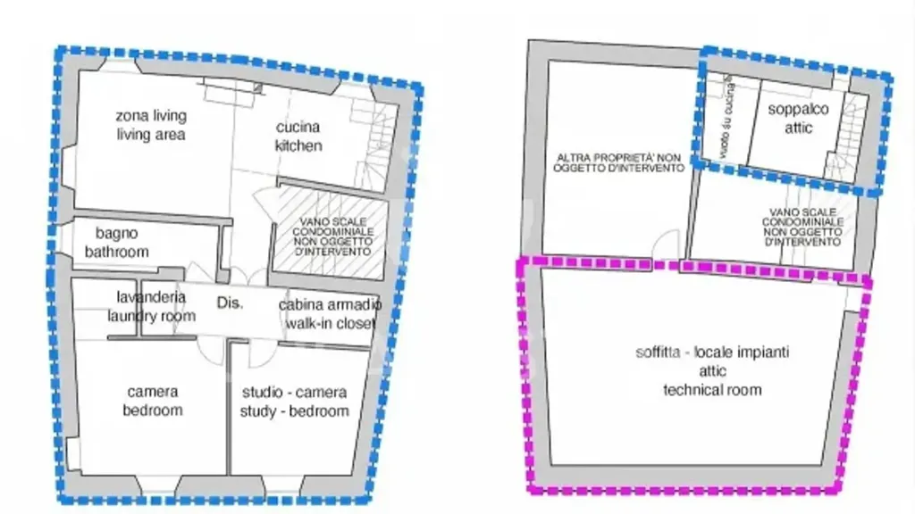 Planimetria - Restored Apartment with Historic View in Città della Pieve