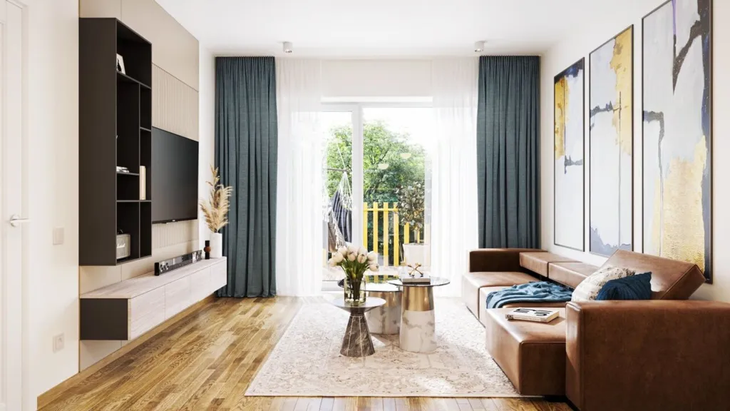 Elutuba - Modern Apartment with Park Access in Väike-Rae