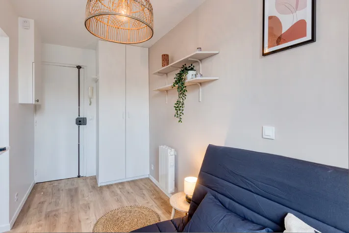 Chambres - Studio Meublé Lumineux au 15ème Arrondissement de Paris