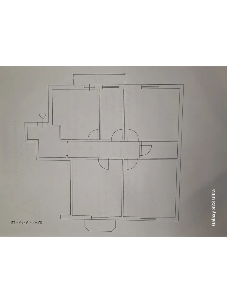 Plan - Rented Apartment with Balconies in Carini
