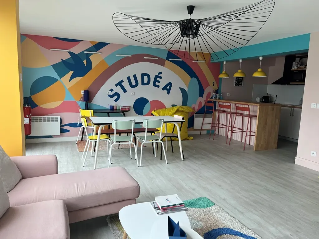 Séjour - Studio Investissement Meublé à Lille Vauban