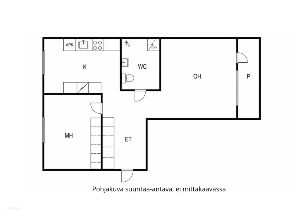 Plaan - Bright Apartment with Balcony in Central Lahti