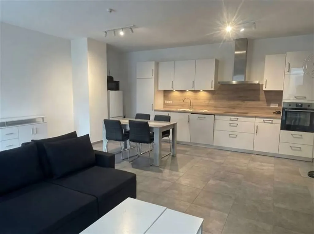 Köök - Modern Apartment with Terrace in Bastogne