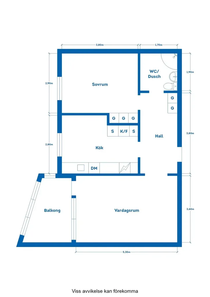 Plan - Apartment with Balcony in Halland