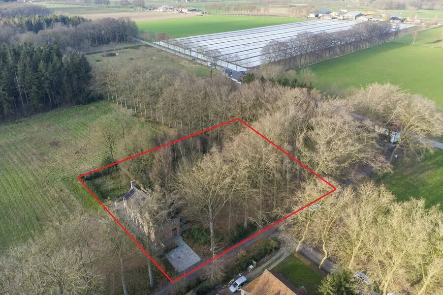 Vue aérienne - Maison Unique dans les Bois de Wingene