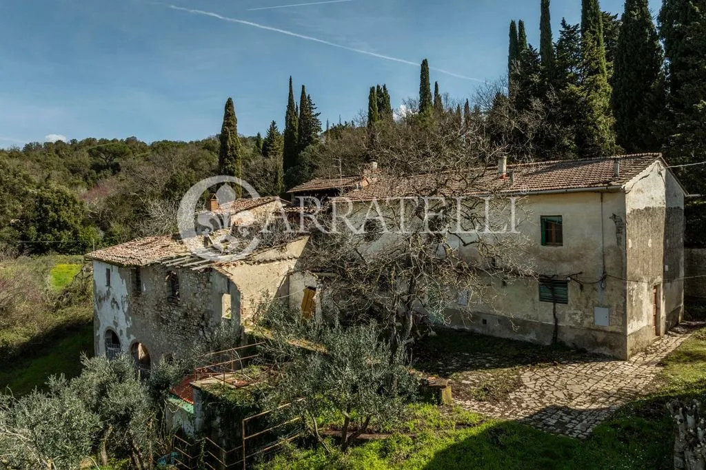 Vista aerea - Rustic Complex with Olive Grove in San Casciano
