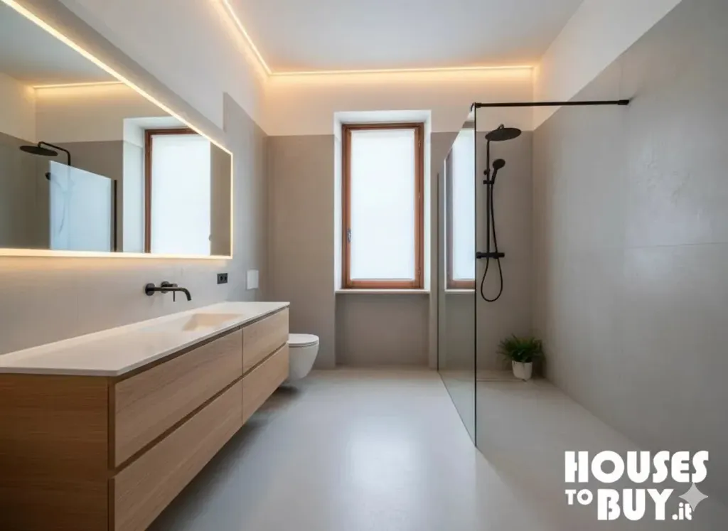 Salles de bain - Apartment with Balconies in Central Milan