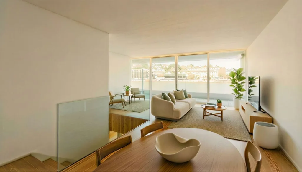 Soggiorno - Duplex Apartment with River View in Gaia